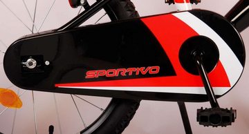 Volare Kinderfahrrad 18 Zoll Fahrrad Kinderfahrrad MTB BMX Rad Bike Sportivo Orange 2073, 1 Gang, Seitenständer, Schutzbleche, Trinkflasche, Kettenschutz