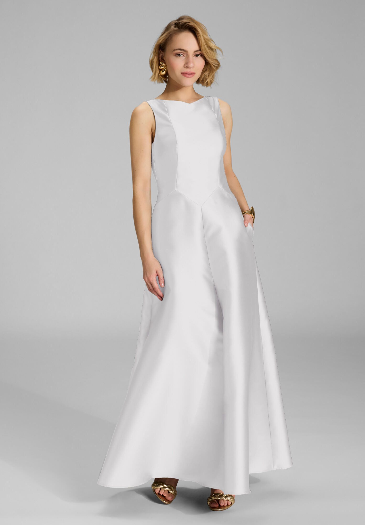 SWING Abendkleid - Robenartiges Abendkleid mit Eingrifftaschen Figurbetonte günstig online kaufen