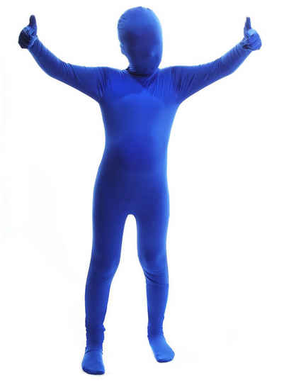 Morphsuits Kostüm Kinder blau, Original Morphsuits für Kids - die komplette Verkleidung für jedes A