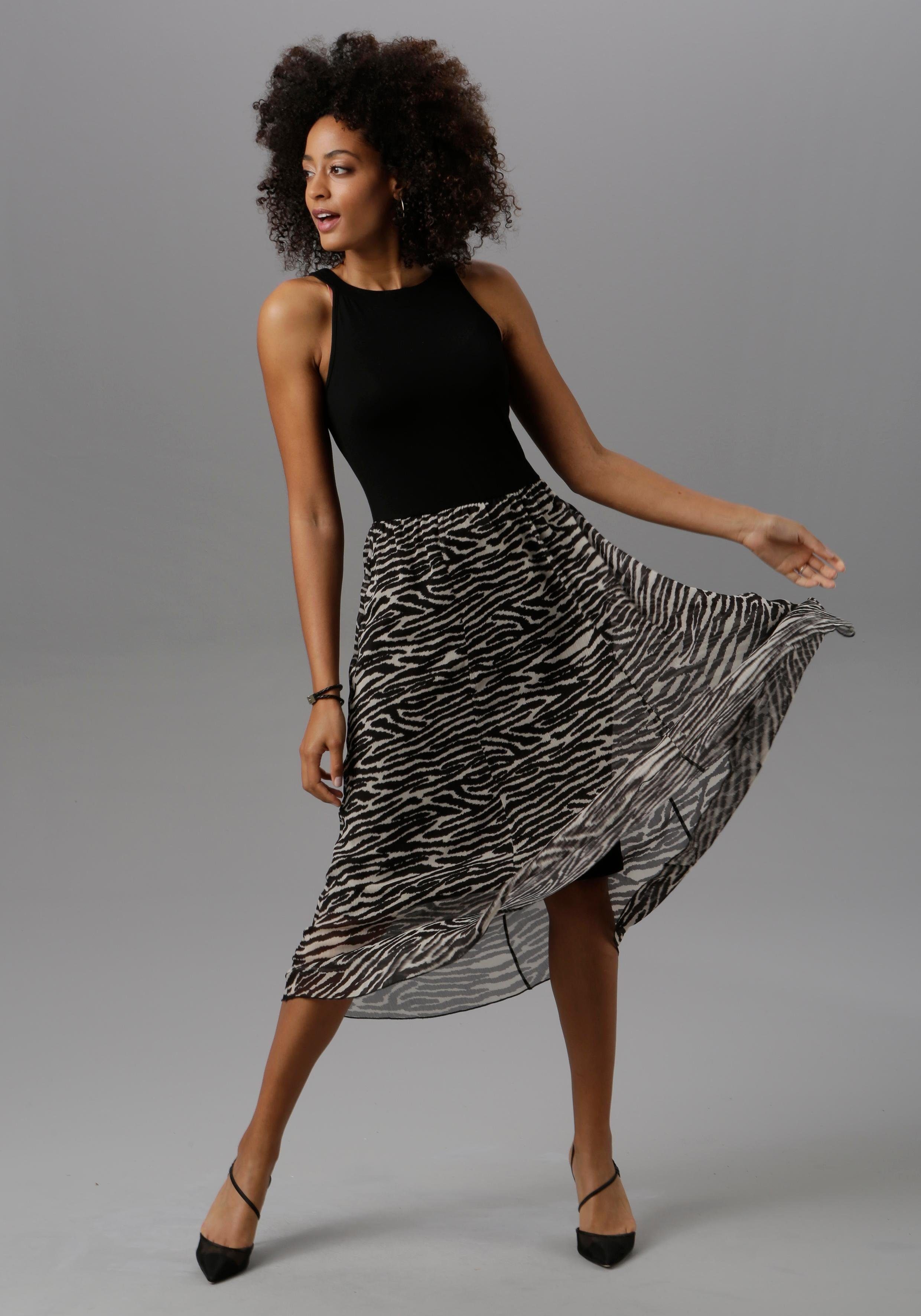 Aniston SELECTED Partykleid im Animal-Print – Bild 4 von 5
