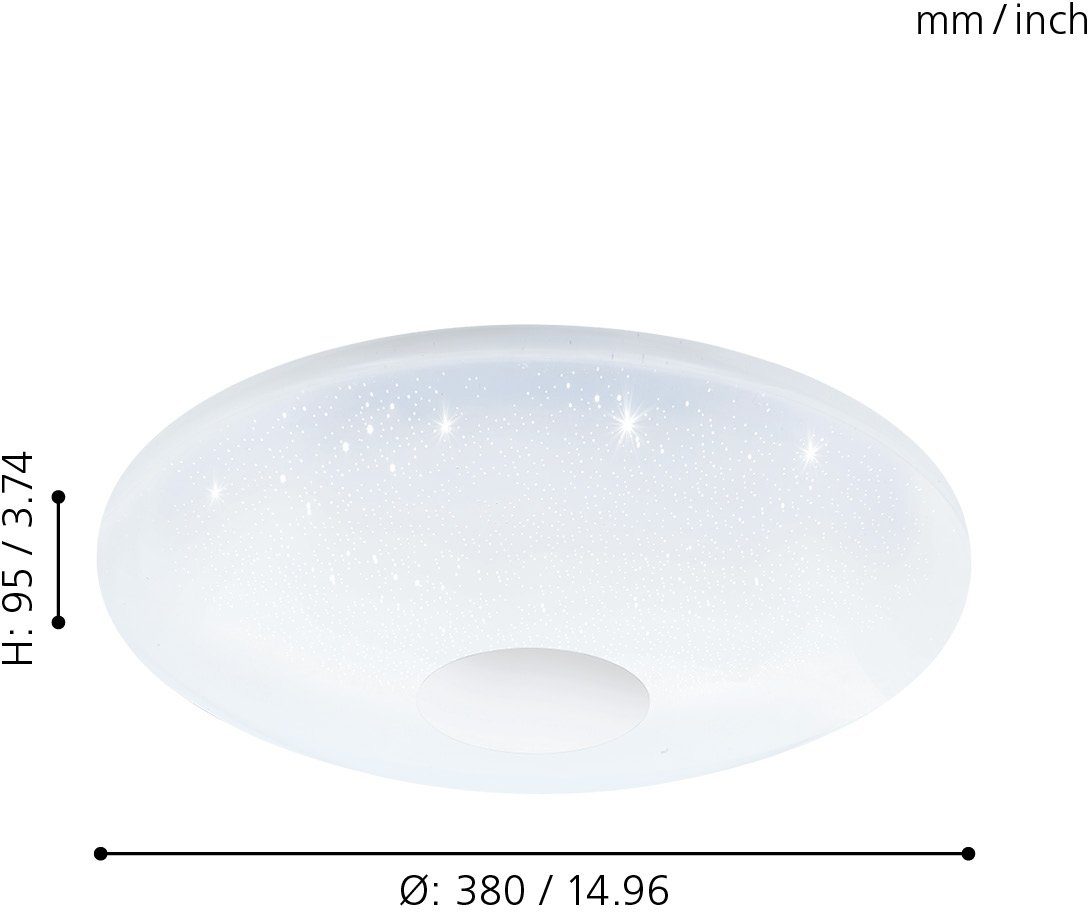 EGLO LED Deckenleuchte VOLTAGO-C, Farbwechsel, Smart günstig online kaufen