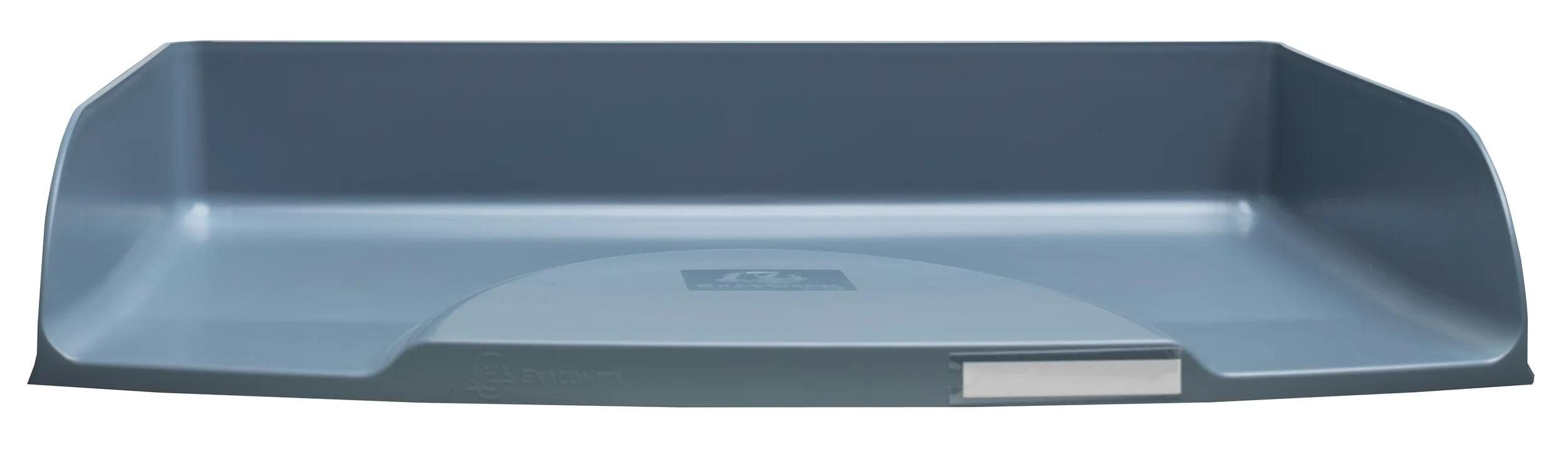 EXACOMPTA Aufbewahrungsbox 6x Briefablage Querformat Combo Styli, AutentiK - Blaugrau - 10570D, Briefkörbe