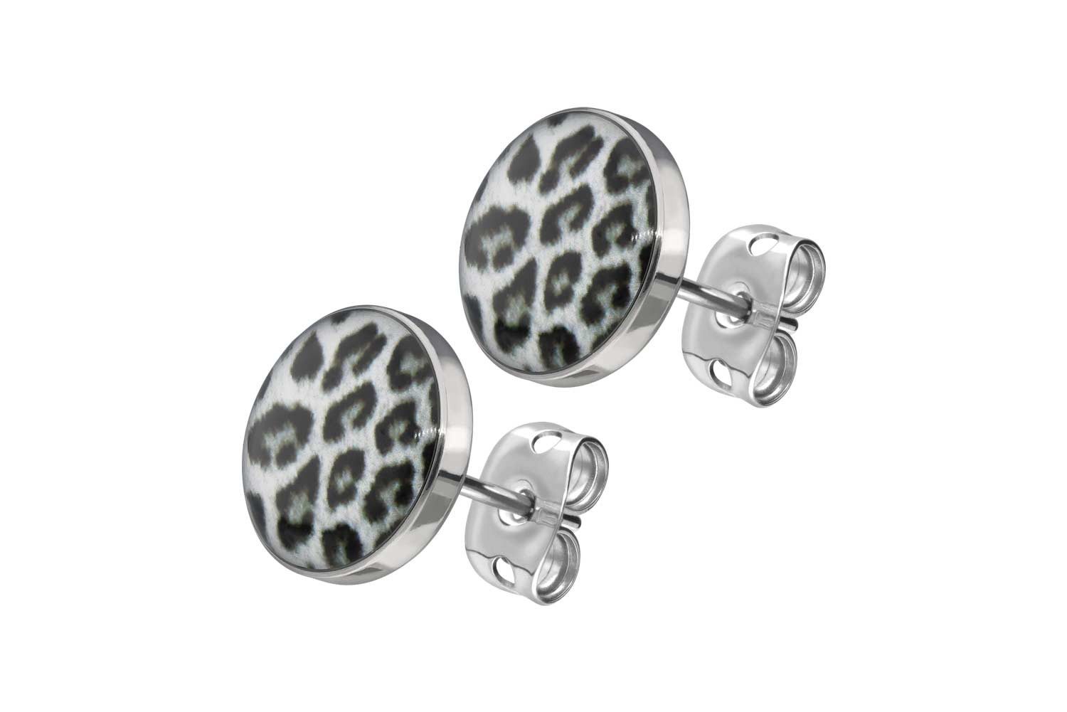 FILANGO Paar Ohrstecker Chirurgenstahl Ohrstecker LEOPARD günstig online kaufen