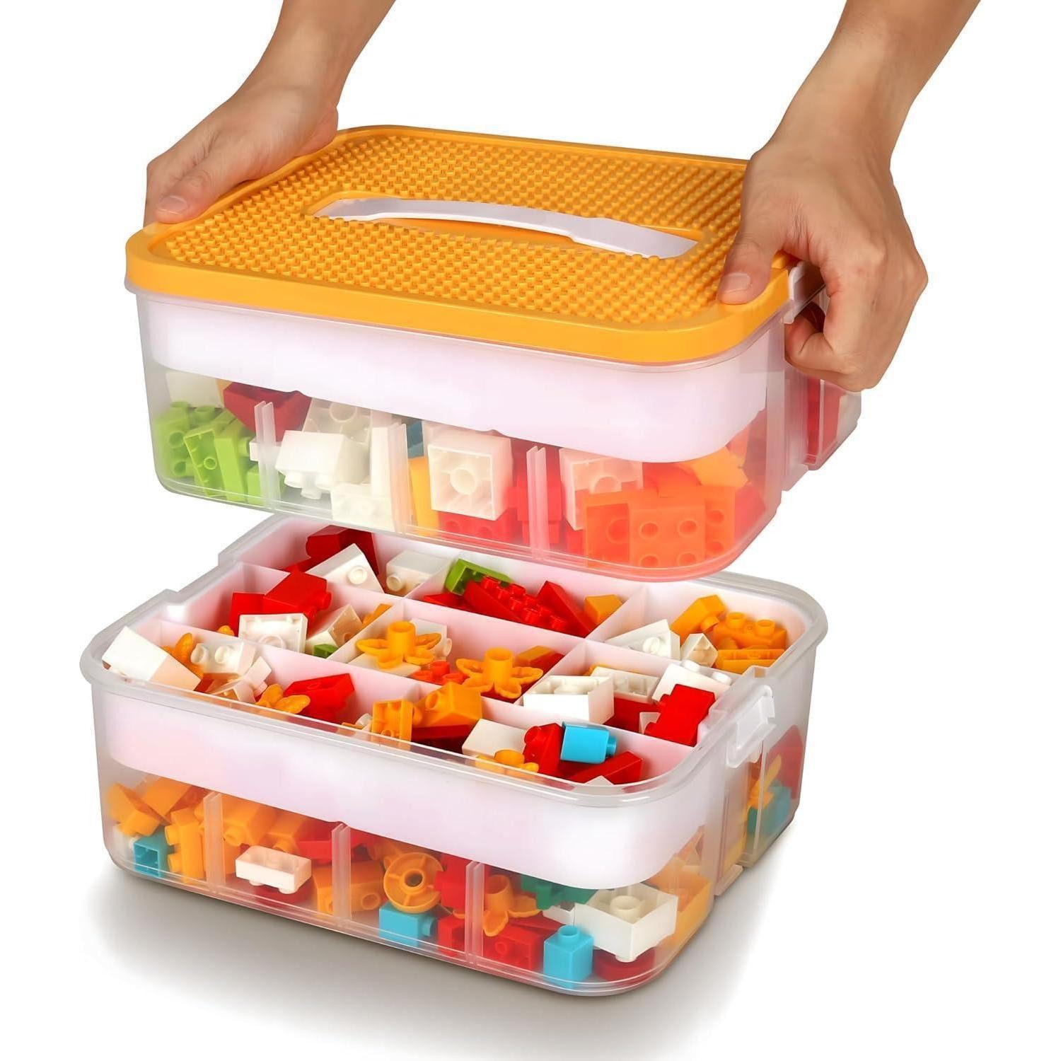 Campingtoilette Aufbewahrungsbox Lego Bausteine Duplo Stapelbar Box Spielzeugkiste