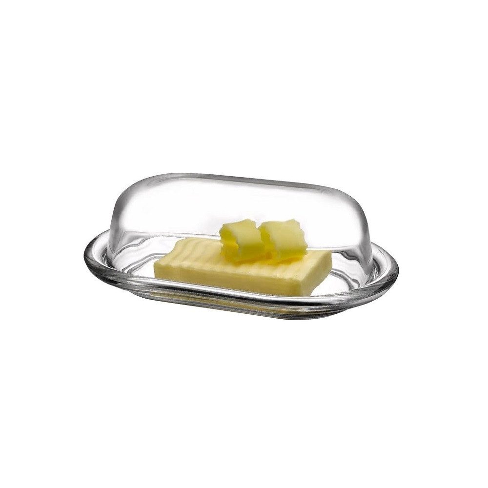 Pasabahce Butterdose Pasabahce Basic Butterdose 19,5x13 cm, Glas