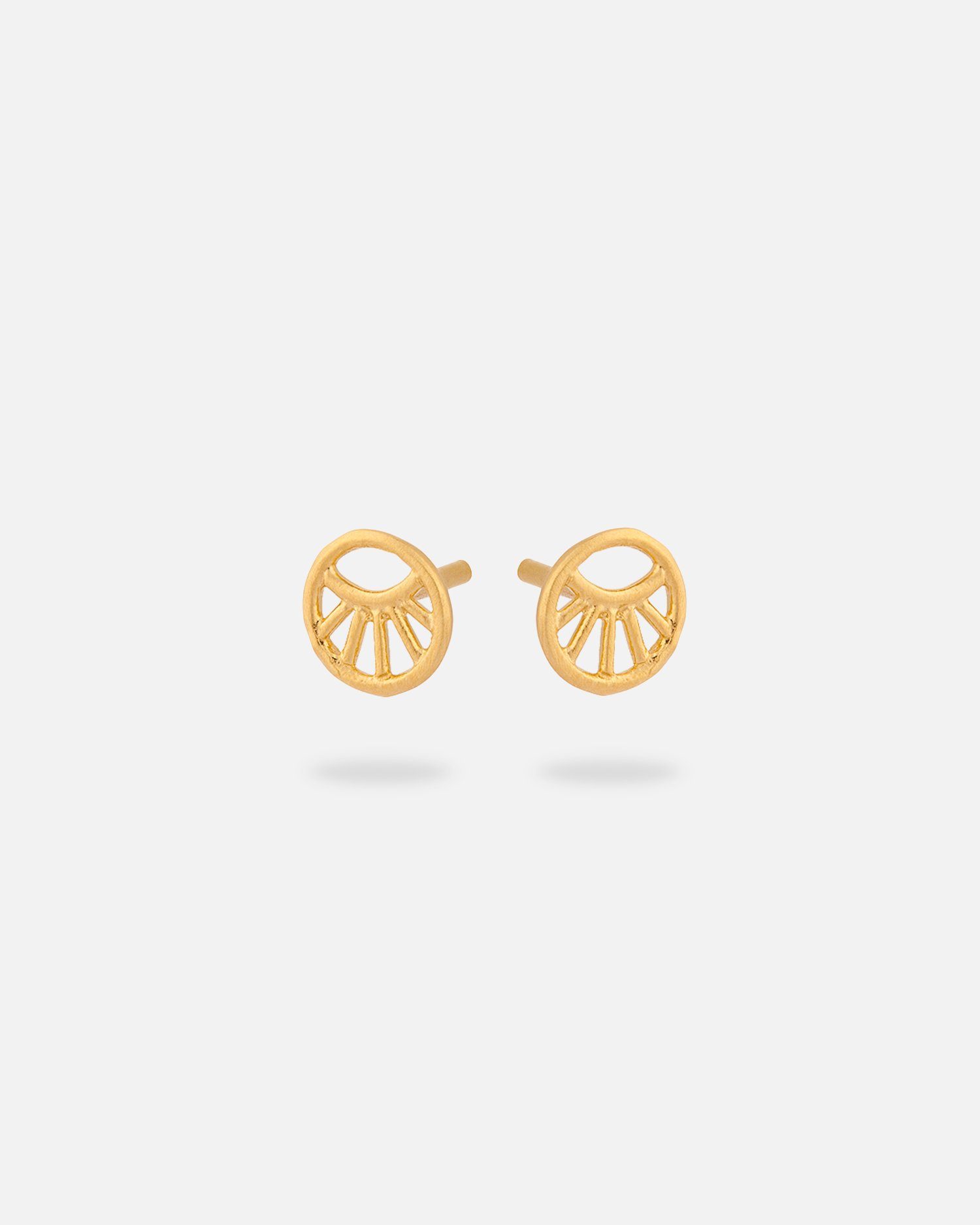 Pernille Corydon Paar Karat vergoldet Ohrringe Daylight Mini Ohrstecker 925, cm, 18 0,6 Silber Damen