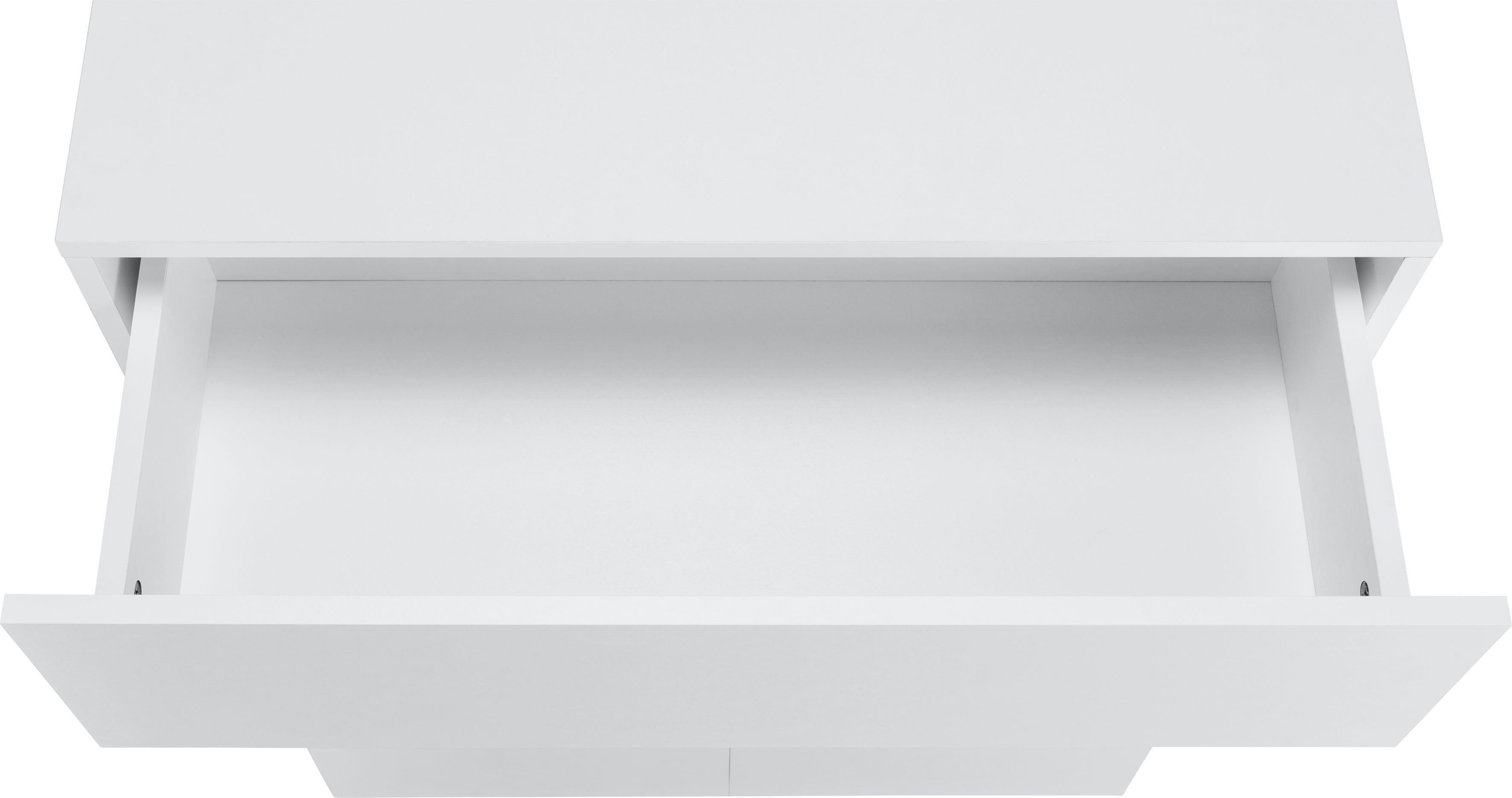 affaire | Wisla Home Höhe mit Midischrank Türen Schubkasten weiß/weiß weiß 98 cm, &