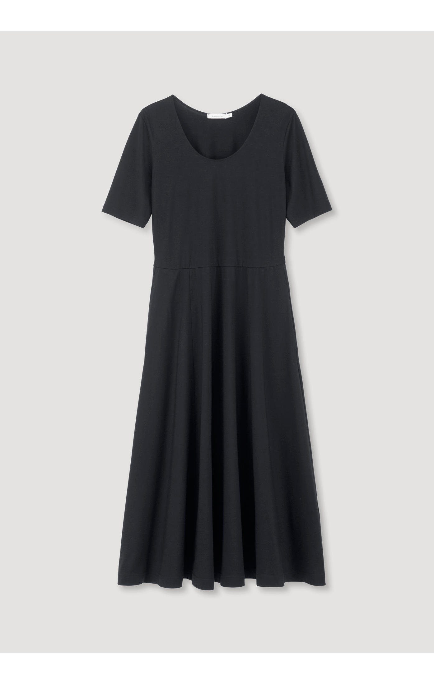 Hessnatur Jerseykleid aus reiner Bio-Baumwolle (1-tlg) schwarz
