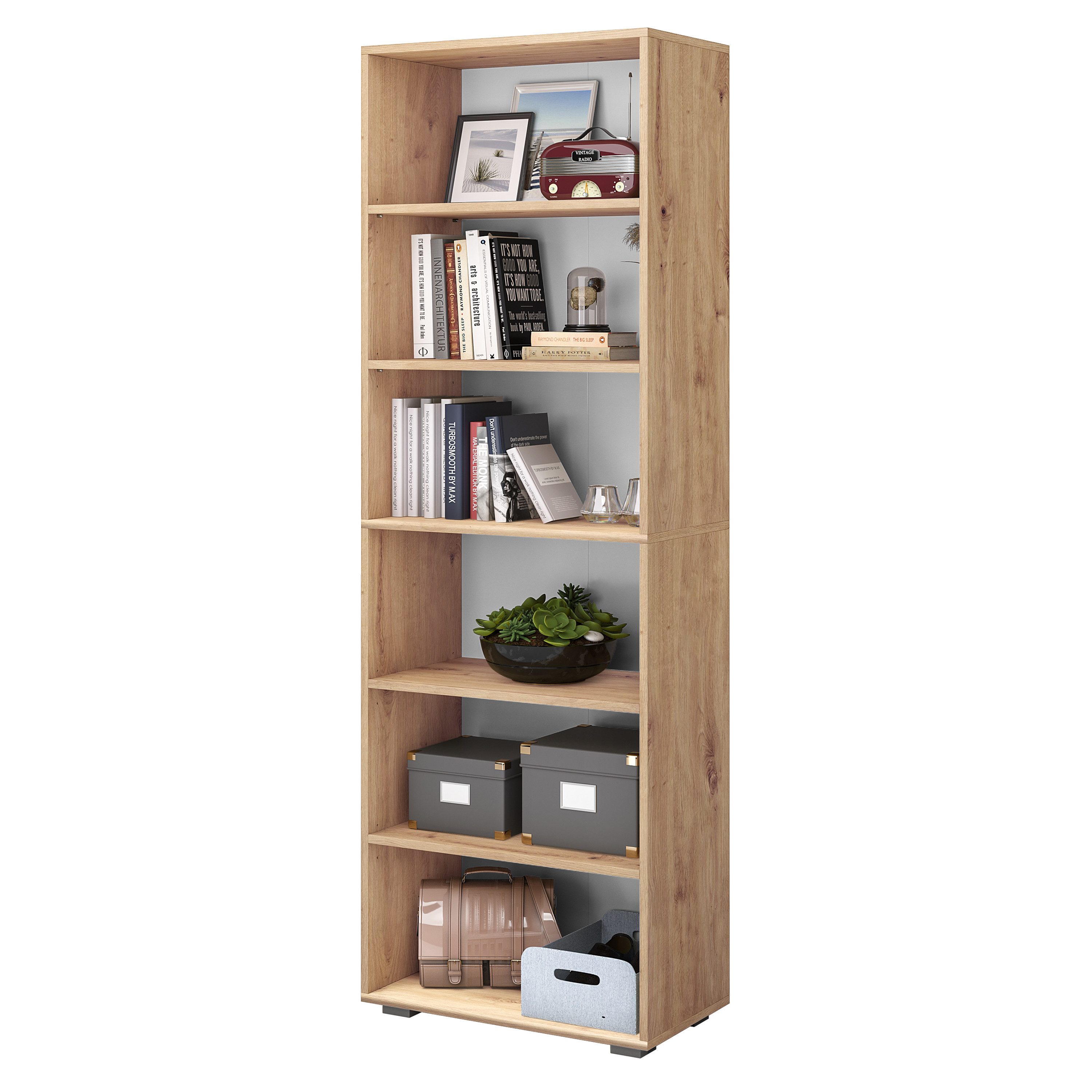 Bellamio Bücherregal Apol, Standregal, 6 Ablagefächer, günstig online kaufen