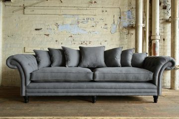 JVmoebel Chesterfield-Sofa, XXL Big Sofa Couch Chesterfield 245cm Polster Sofas 4 Sitzer