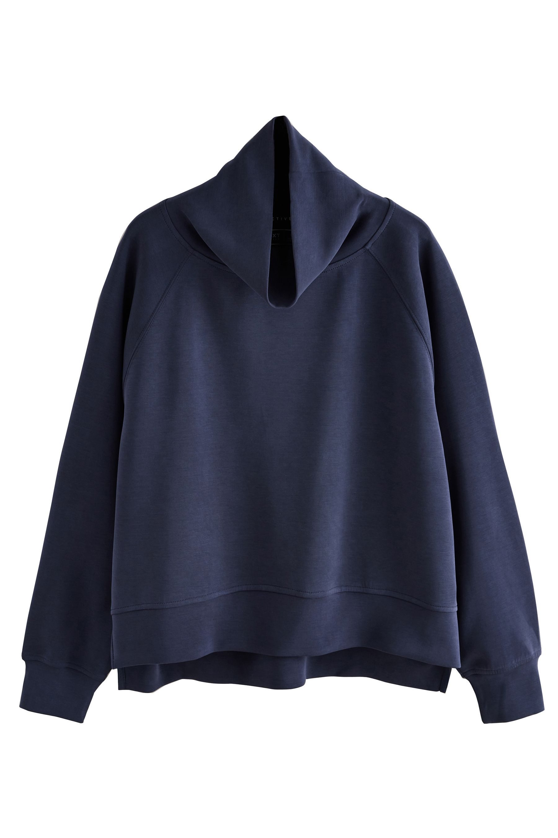 Next Sweater Active Modal Pullover mit Wasserfallkragen (1-tlg)