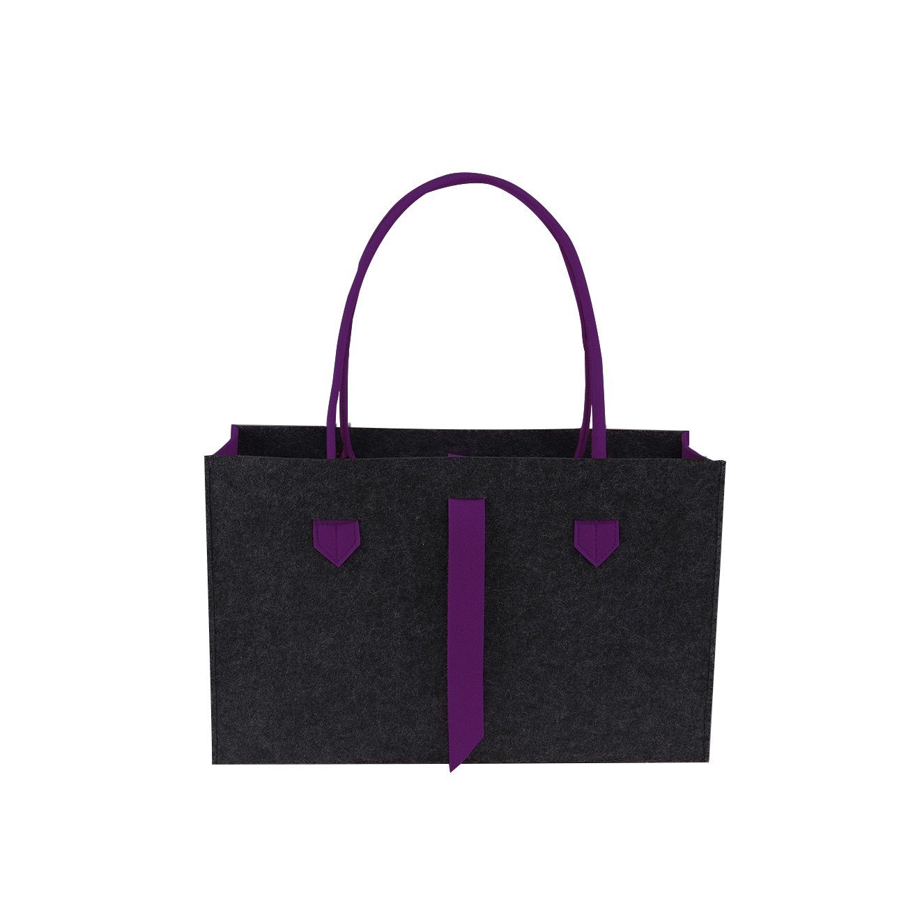RAIKOU Einkaufsshopper Filztasche Zeitungskorb Kaminholztasche Spielzeugauf günstig online kaufen