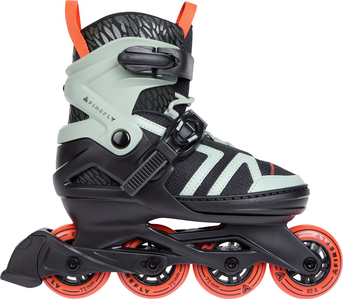 Inlineskates Ki.-Inline-Skate ILS C76 J GREEN SMOKE/ORANGE D