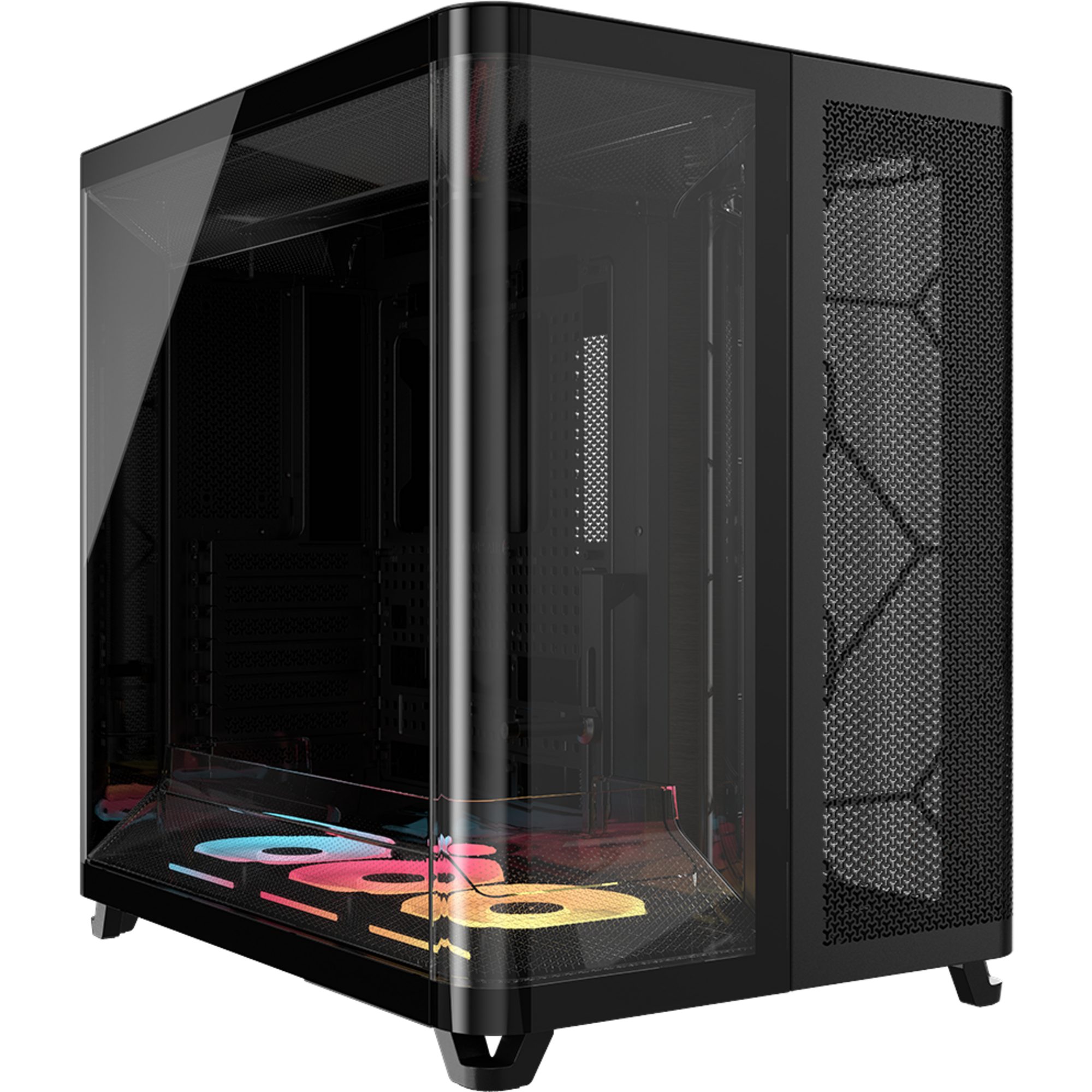 Corsair PC-Gehäuse Corsair AIR 5400 LX-R LINK, Tower-Gehäuse, (Panoramic Glass)