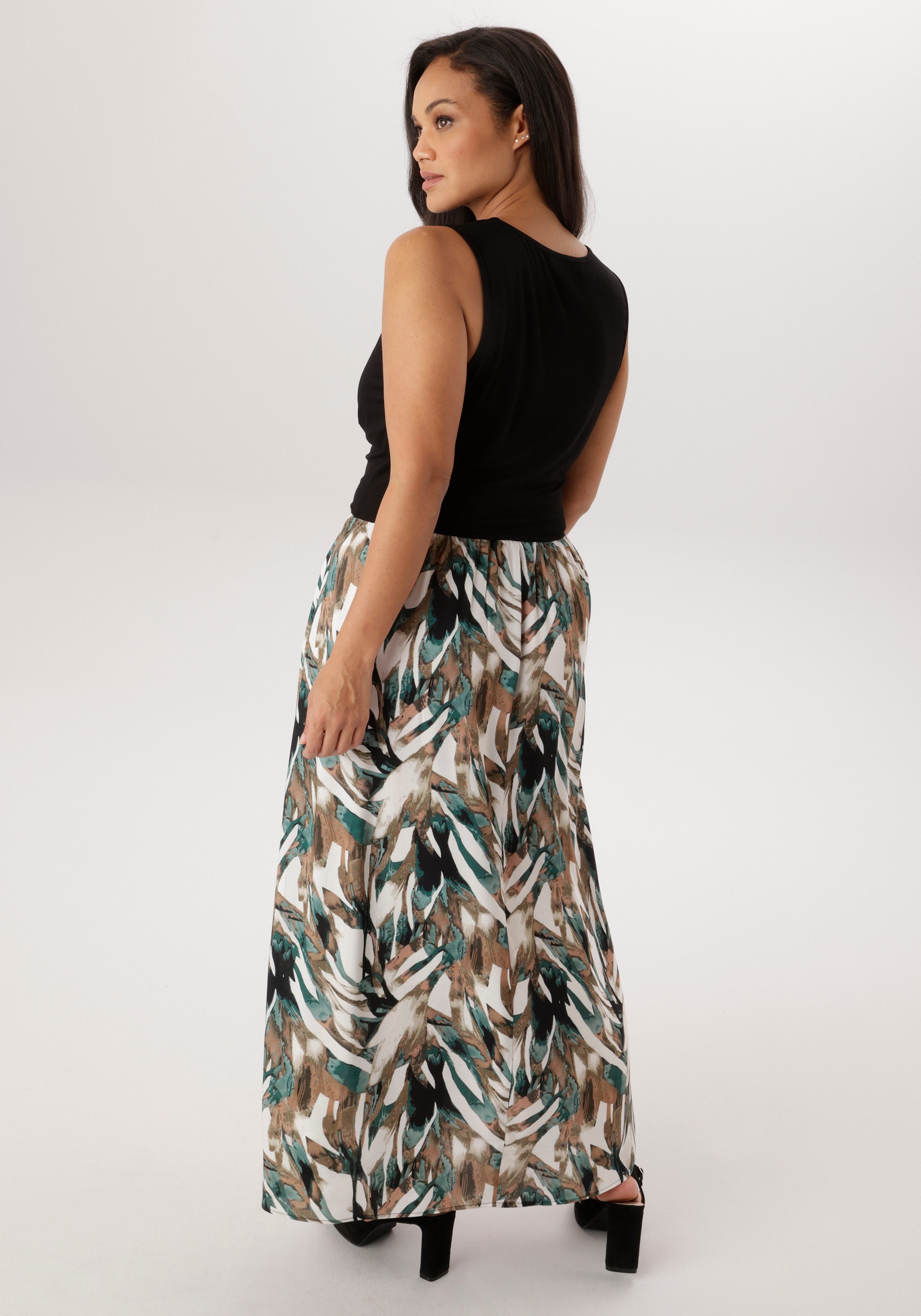 Aniston PLUS Jerseykleid in 2-in-1-Optik