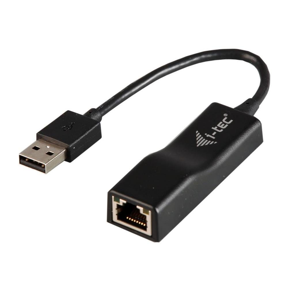 I-TEC USB 2.0 Advance 10/100 Fast Ethernet LAN Network Netzwerk-Adapter USB Typ A zu RJ45, USB 2.0 auf RJ45