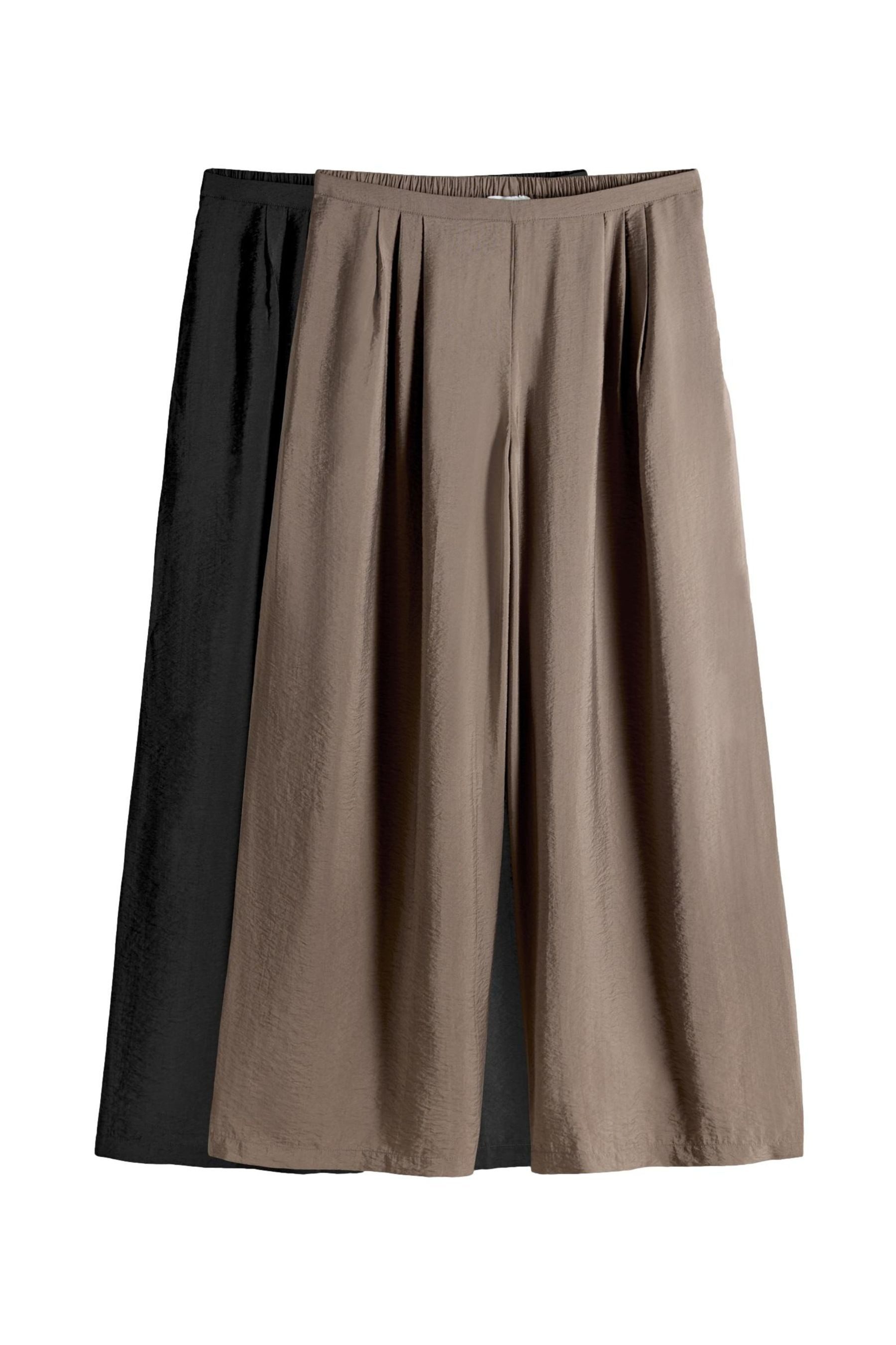 The Set Palazzohose The Set Palazzo-Hosen mit weitem Bein, 2er-Pack (2-tlg)