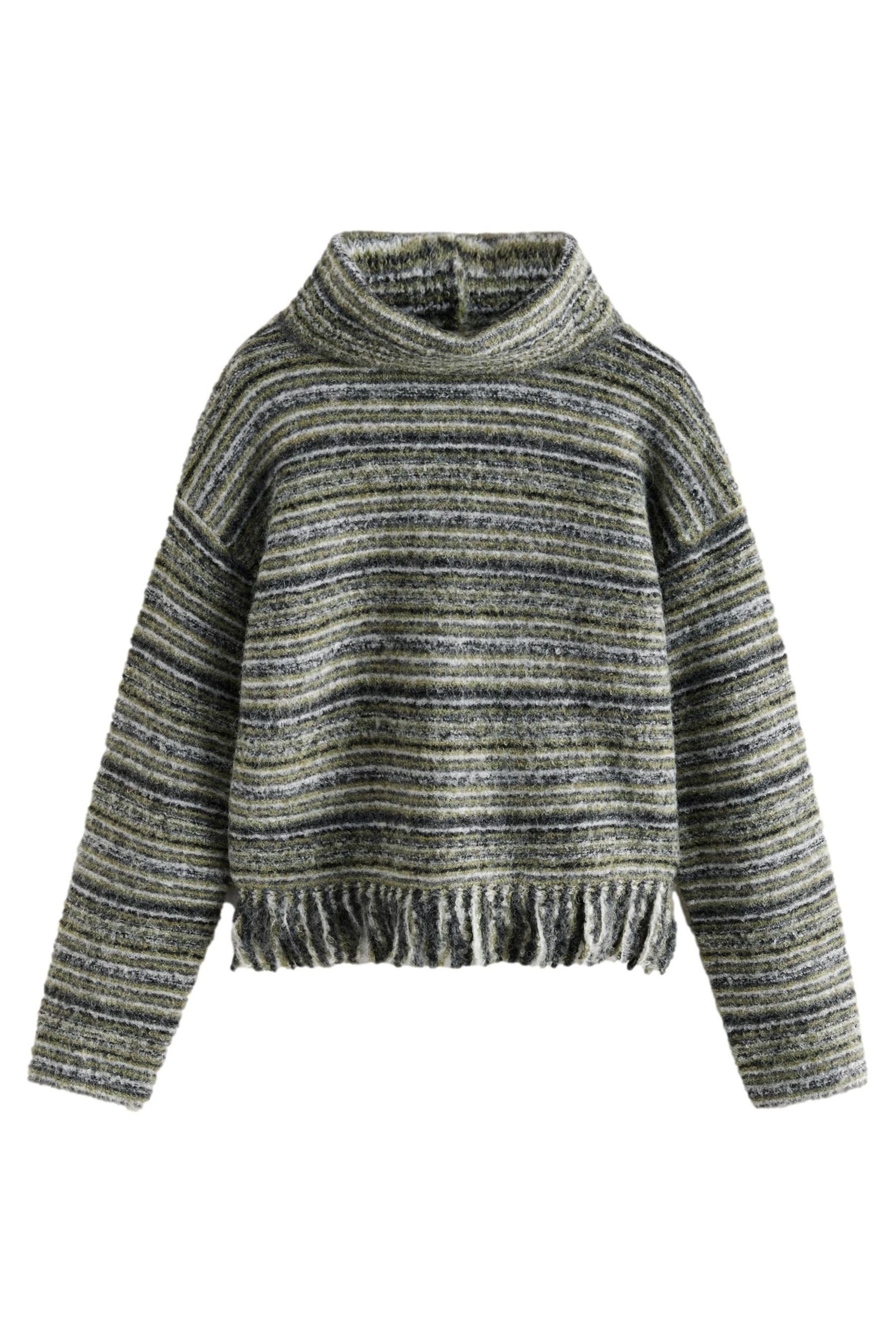 Next Rollkragenpullover Strickpullover mit Rollkragen, Fransen günstig online kaufen