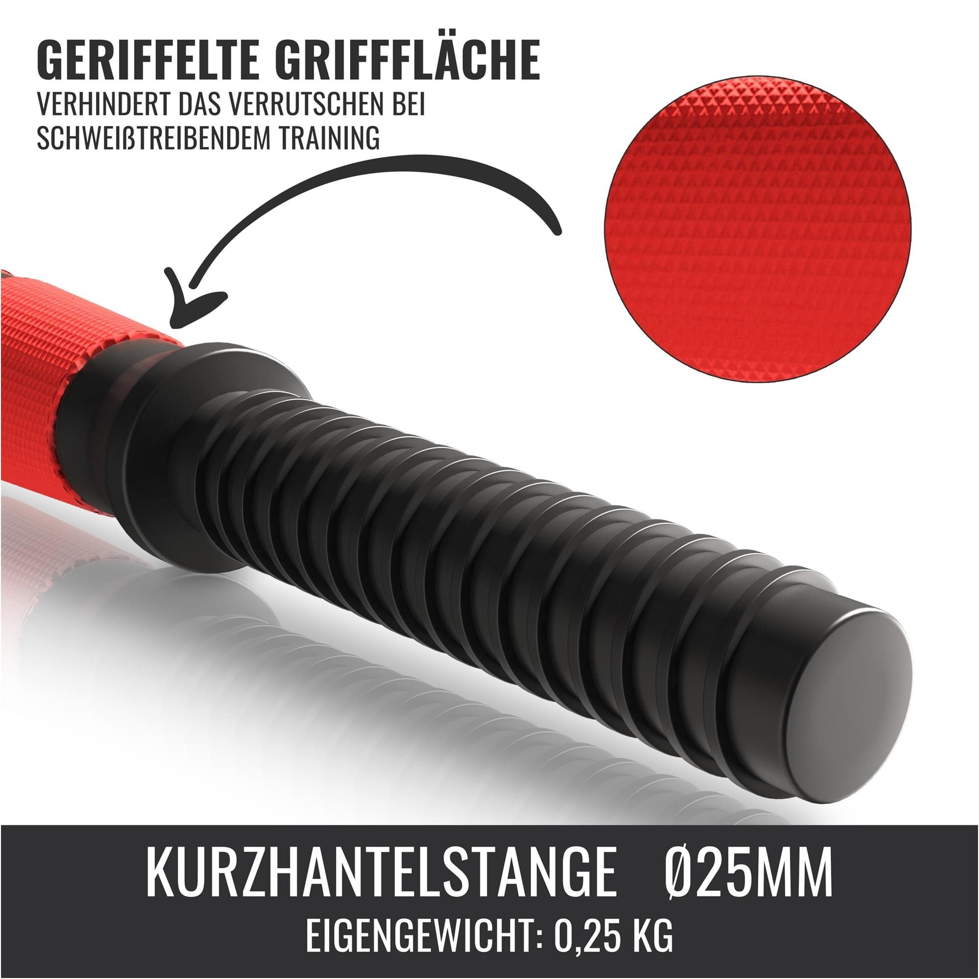 Kurzhanteln - Krafttraining 2er 15kg/20kg/25kg/30kg Gewichte, Set Hantel-Set GORILLA SPORTS
