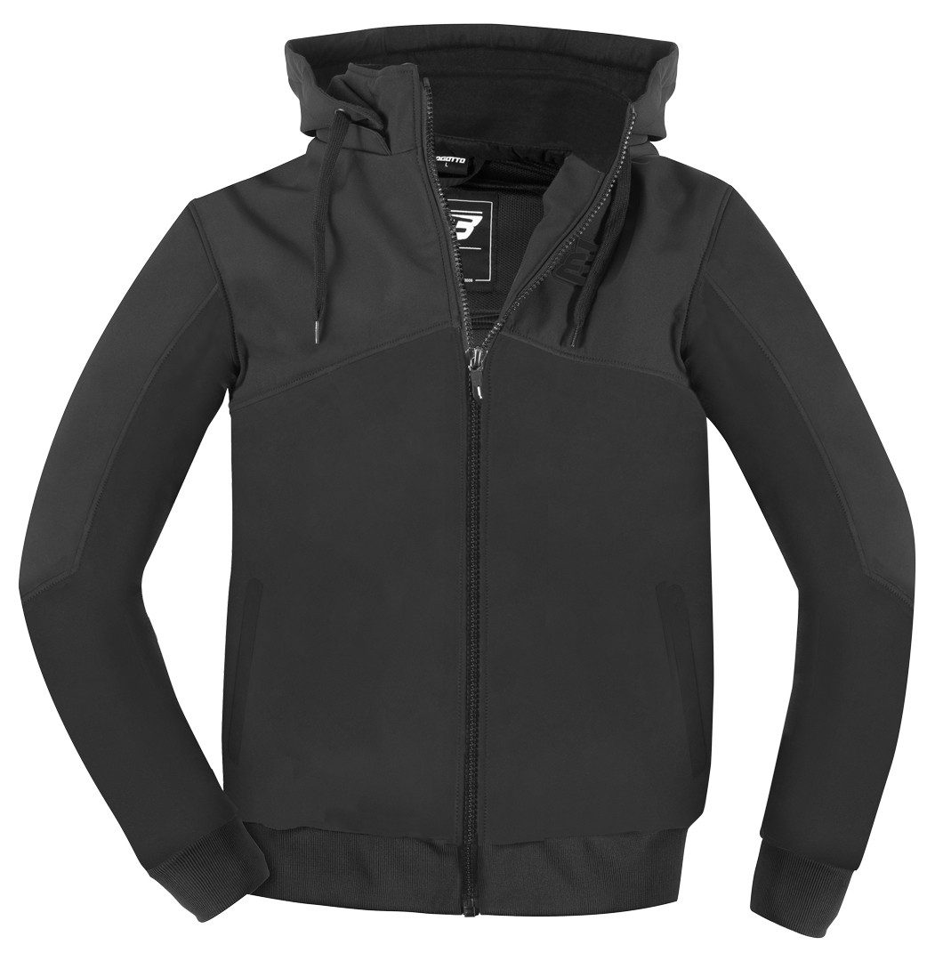 Bogotto Motorradjacke Finish-R Motorrad Zip Hoodie protektoren reflektierende