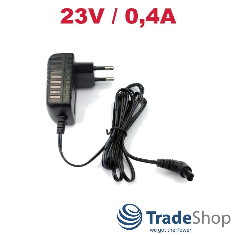 Trade-Shop Ladegerät passend für Black & Decker Dustbuster FEJ520JF BHHV520 Netzteil (23V 0,4A / Ladekabel / Ersatznetzteil / Netzstecker)