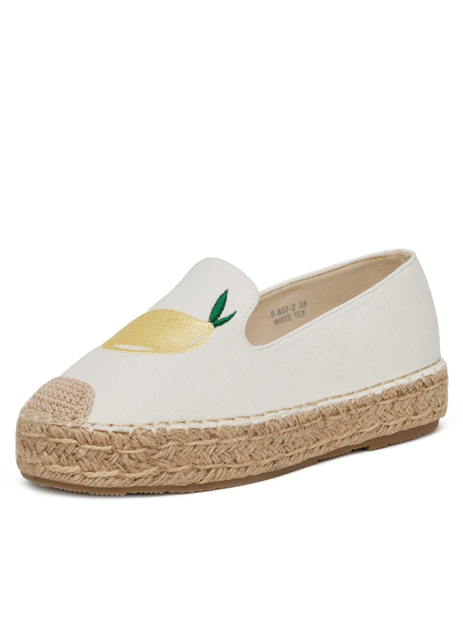 DeeZee Deezee Damen Espadrilles Weiß 8-807-2 Espadrille