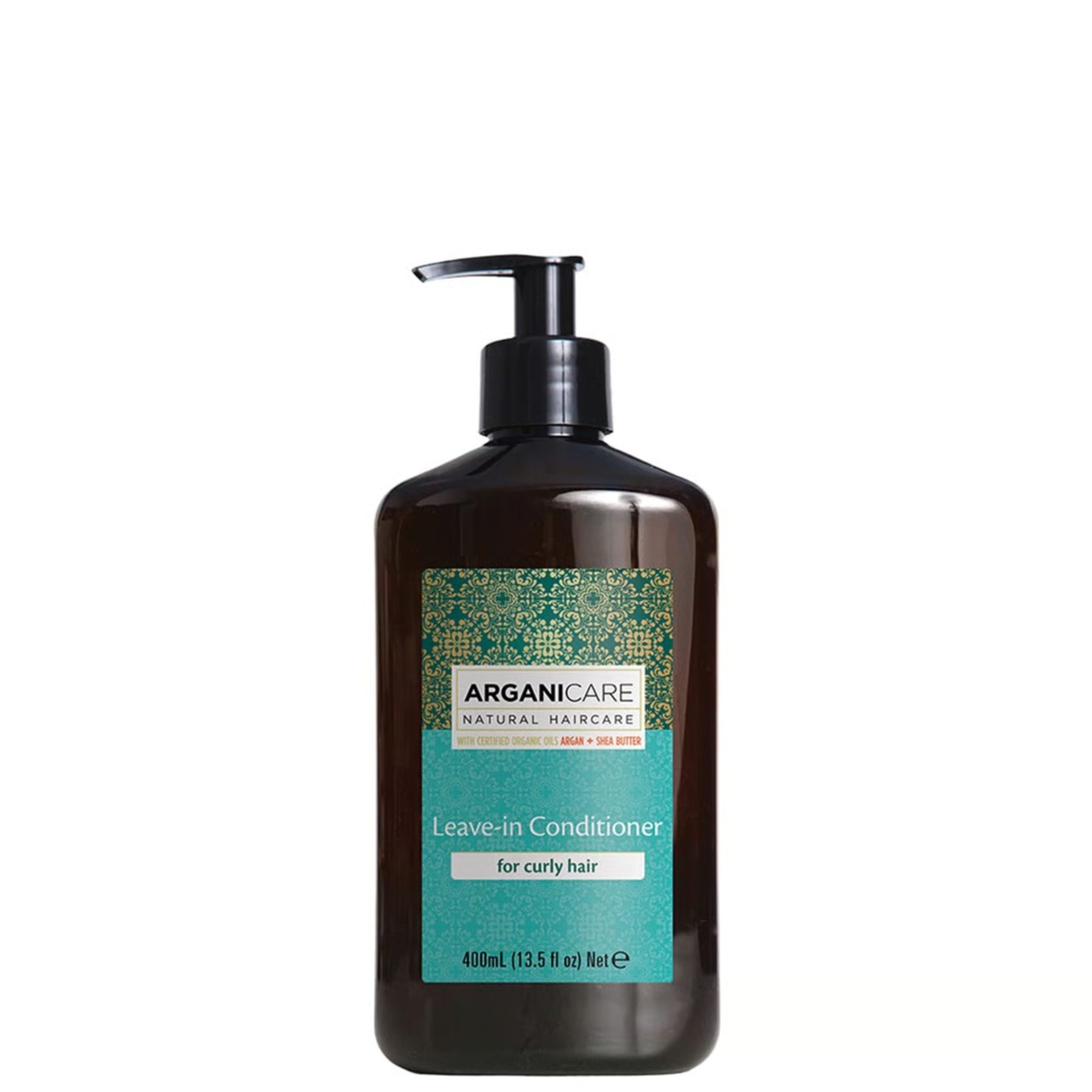 Arganicare Leave-in Pflege Argan Leave-In Conditioner for Curly Hair 400 ml, Feuchtigkeit & Definition für lockiges Haar