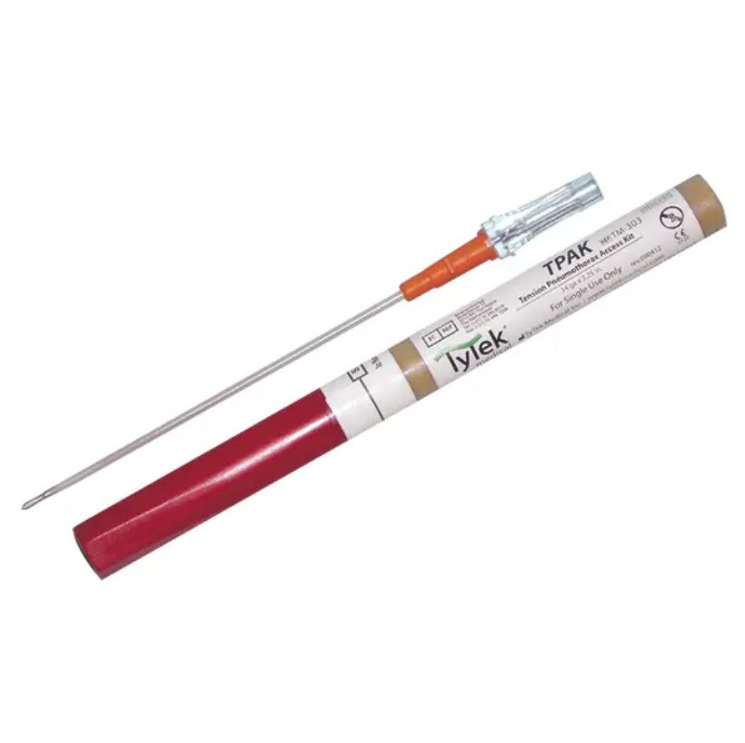 DocMed Катетер T-Pack Dekompressionsnadel, Длина von 83 mm, (1 St), Steril verpackt und für den einmaligen Gebrauch konzipiert
