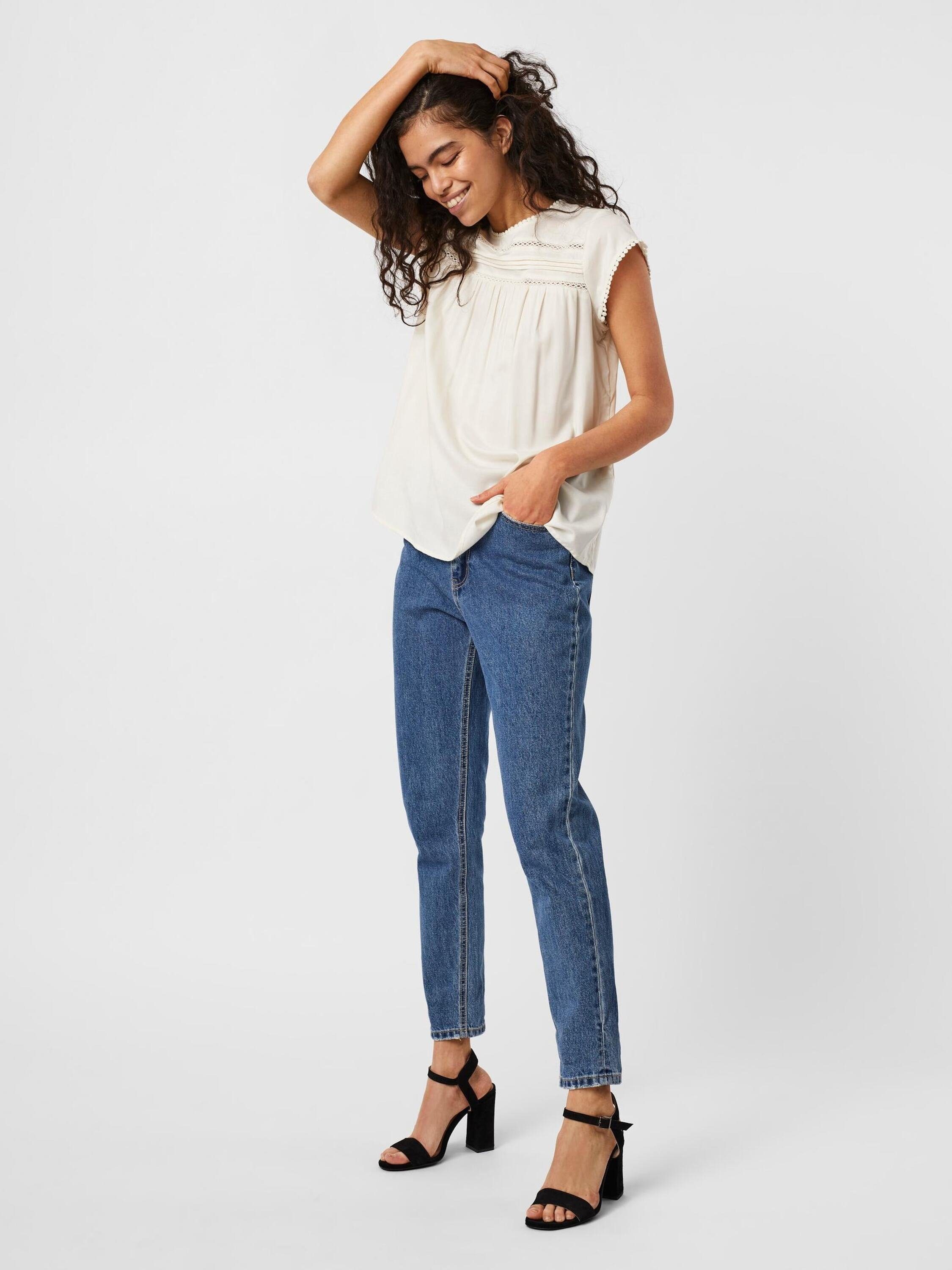 Vero Moda Kurzarmbluse VMDebbie (1-tlg) Cut-Outs günstig online kaufen