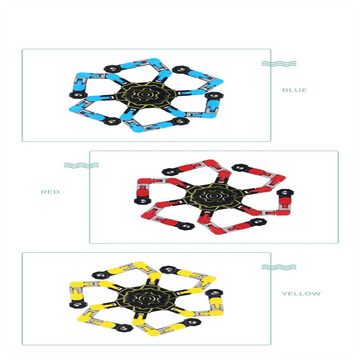 XDeer Fingerpuppe DIY Roboter Gyro Fingertip Mechanische Gyro Verschiedene, Lernspielzeug Stressabbau Fluoreszierende Kette