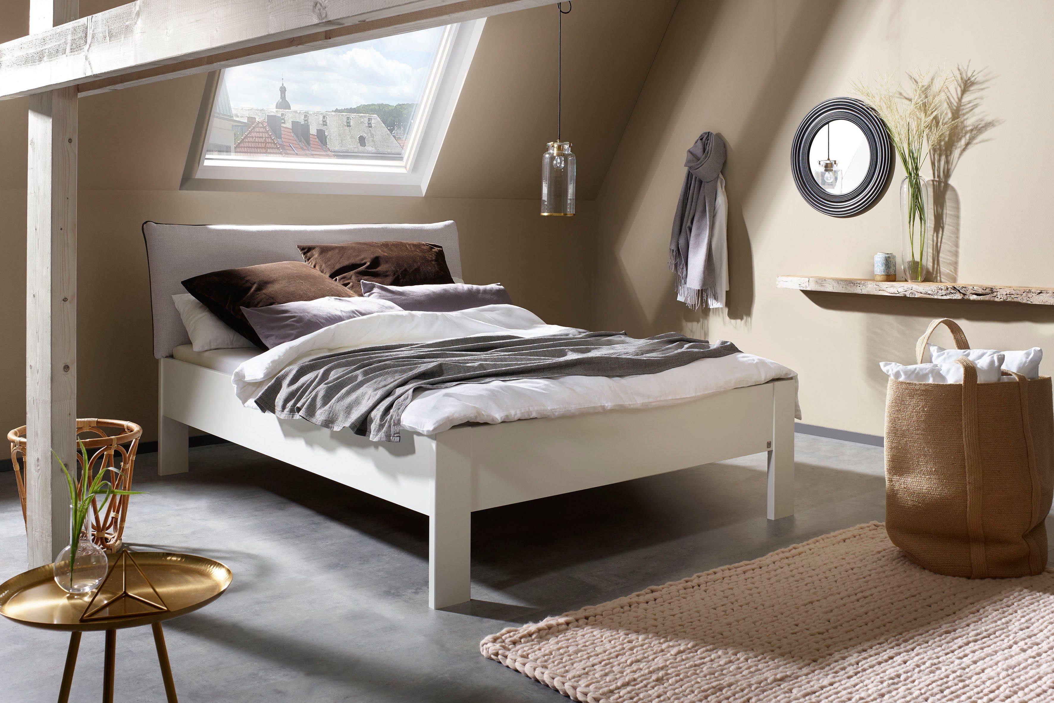 rauch Futonbett Aditio, Kopfteil Webstoff mit günstig online kaufen