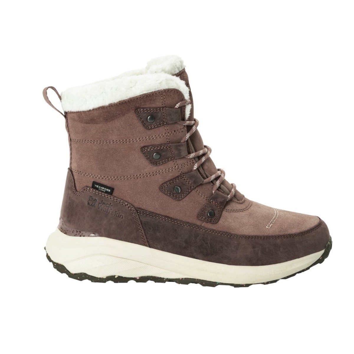 Jack Wolfskin Dromoventure Texapore High (Texawarm-Isolierung, wasserdicht) rosa Winterstiefel