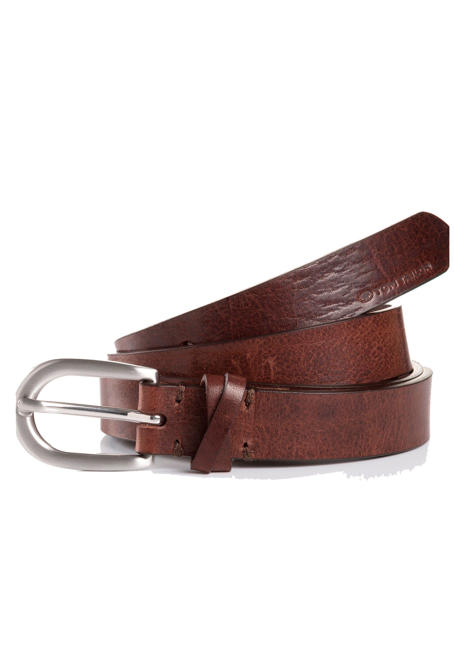 TOM TAILOR Ledergürtel TTNELLY 2 cm günstig online kaufen