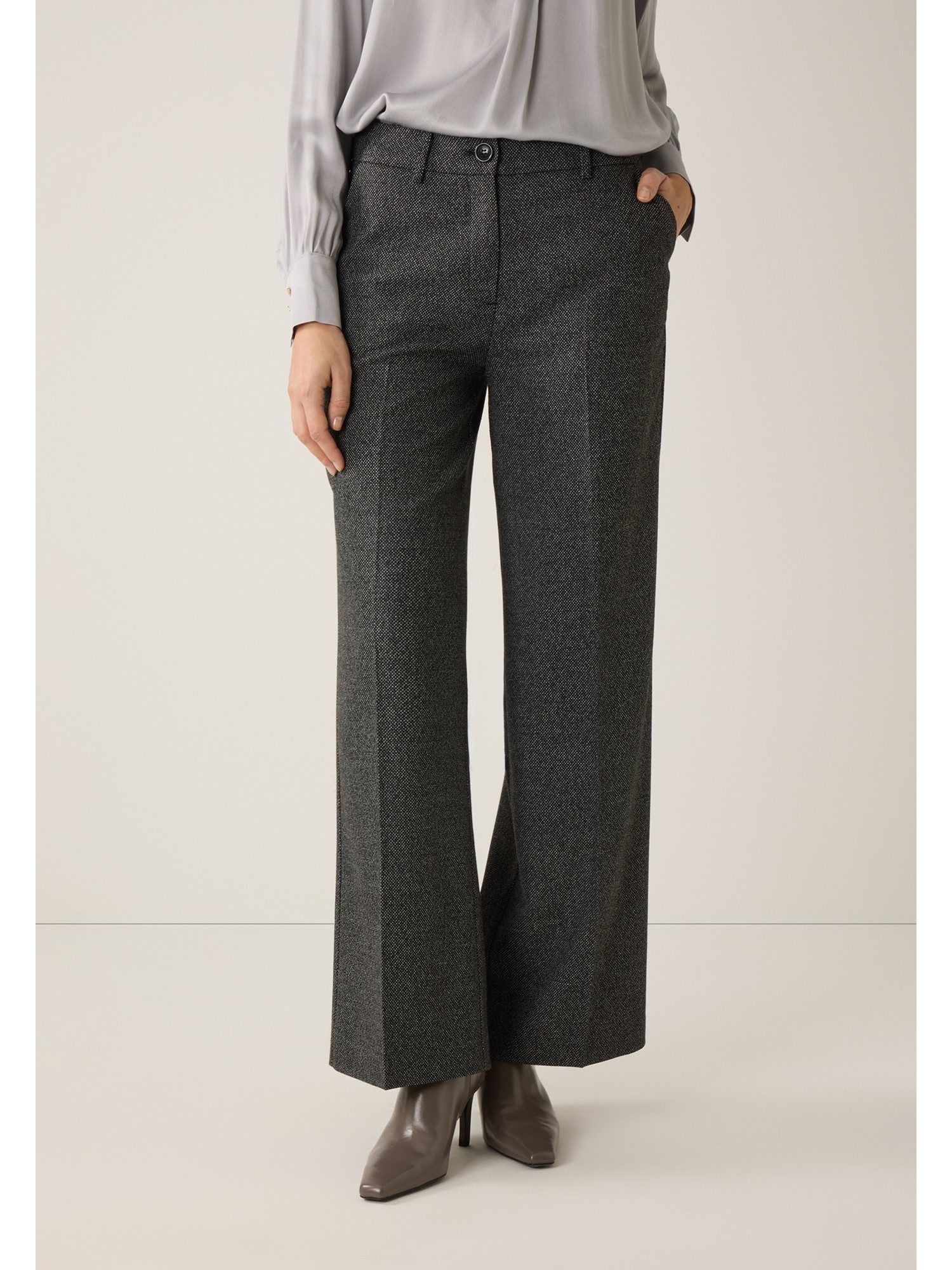 MORE&MORE Stoffhose klassische Businesshose weit