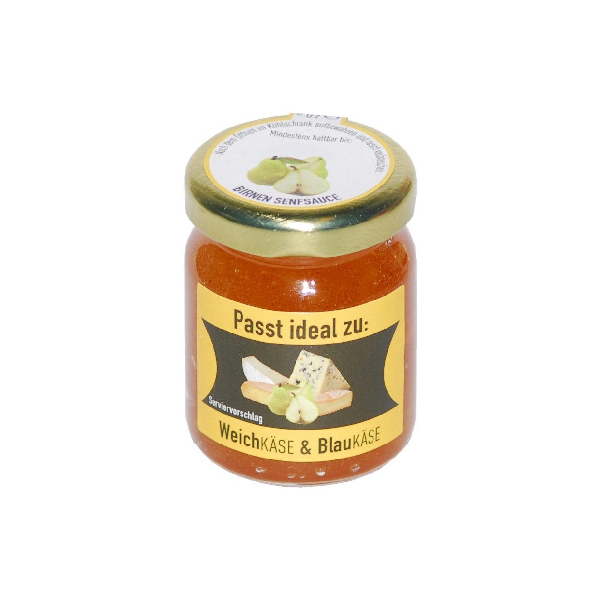 Ruwisch & Zuck Saucen, Ruwisch & Zuck Birnen Senfsauce süßlich scharf würzig Glas 60g
