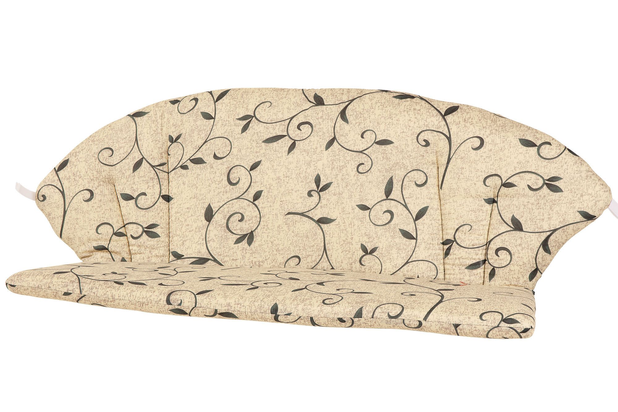 KETTtex Bankauflage für Royal Garden MWH Bank Elegance 2222 natur Ranke KETTtex, (1 St), Klettband
