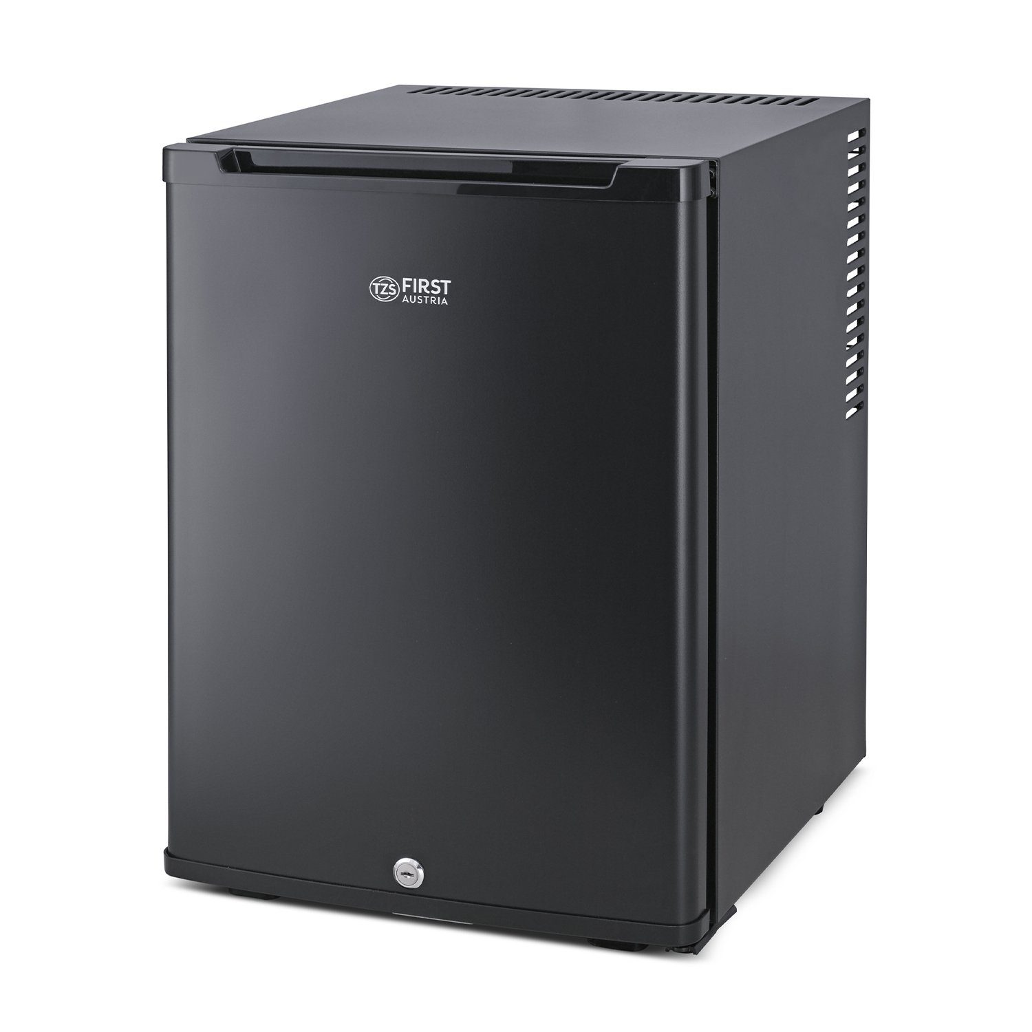 TZS FIRST AUSTRIA Table Top Kühlschrank FA-5172, 56.5 cm hoch, 40 cm breit, Minikühlschrank 40L, Getränkekühlschrank LAUTLOS, LED-Beleuchtung