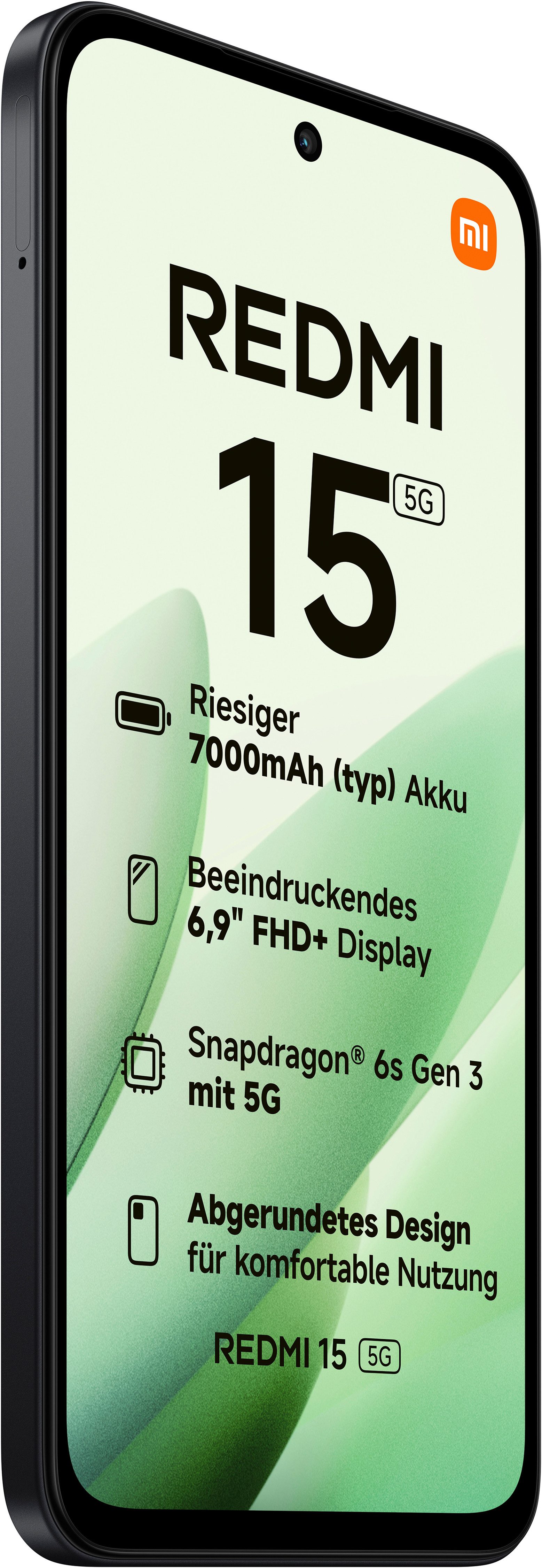 Xiaomi Redmi 15 5G 256 GB Smartphone (17,52 cm/6,9 Zoll, 256 GB Speicherplatz, 50 MP Kamera)