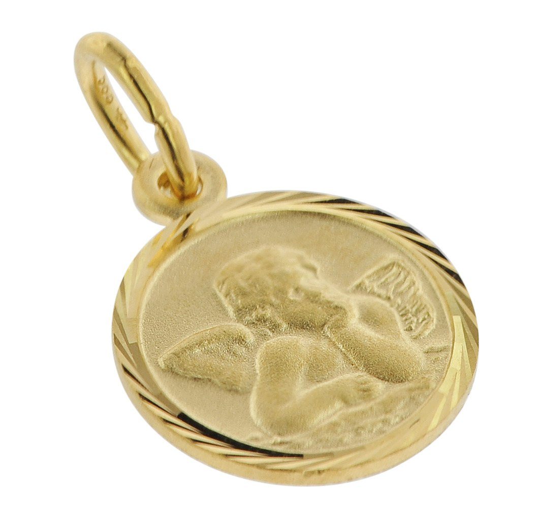 trendor Engelanhänger 08618, Schutzengel Anhänger Gold 585