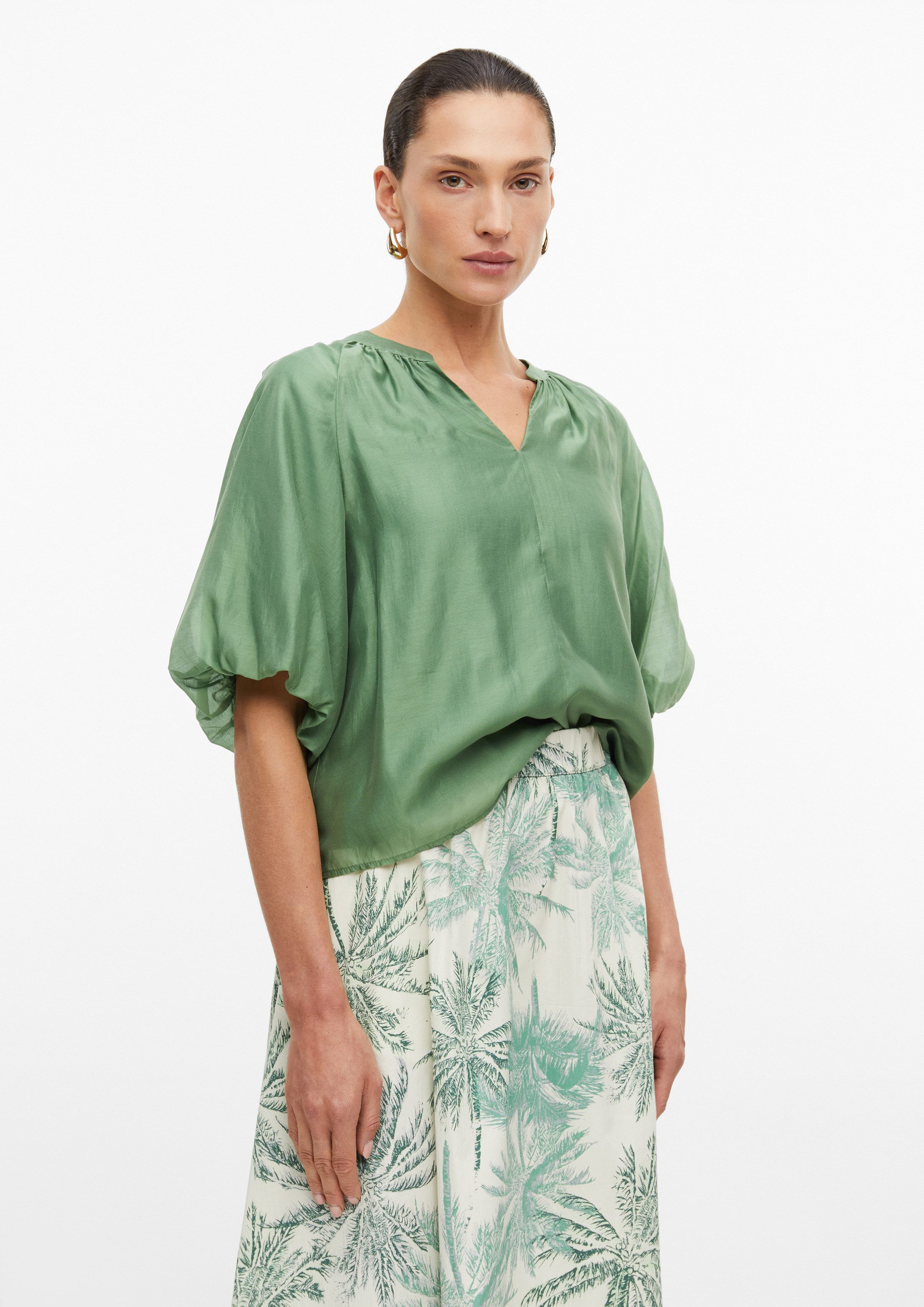 Kurzarmbluse Bluse