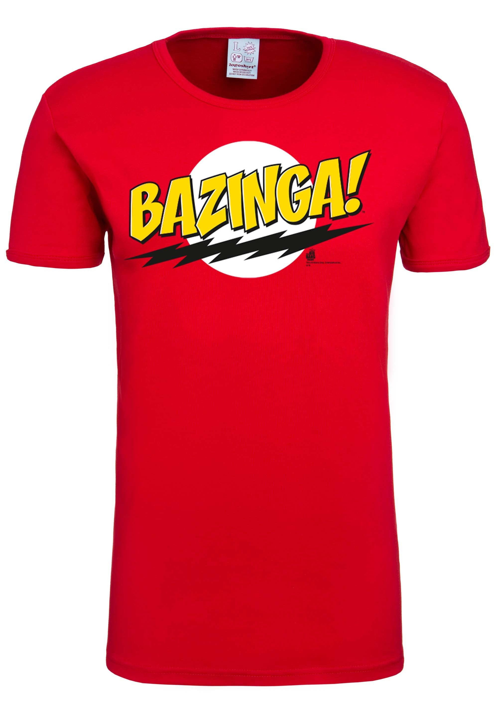 T-Shirt Big Bang Theory, Bazinga