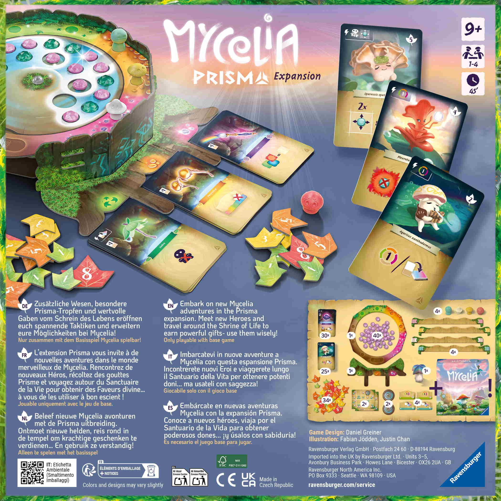 Ravensburger Spiel Familienspiel Strategiespiel Mycelia Prisma Erweiterung 24713