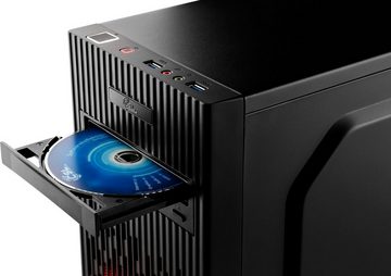 CSL Levitas T8186 Gaming-PC (AMD Ryzen 3 3200G, Radeon Vega 8, 16 GB RAM, 1000 GB HDD, 512 GB SSD, Luftkühlung)