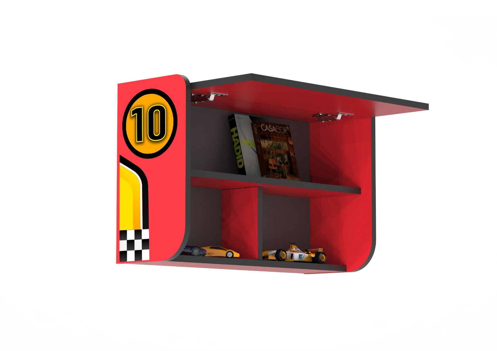 Aileenstore Wandregal Rio, Fächer, Ablagen