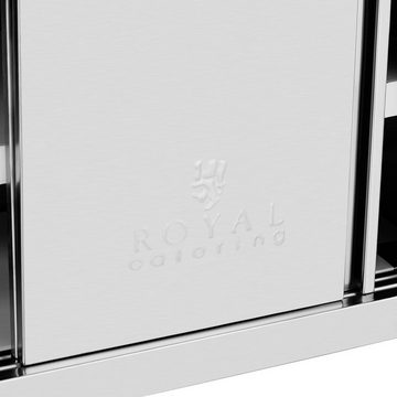 Royal Catering Wandhängeschrank Edelstahl Hängeschrank - 900x400x500mm - 70kg Tragkraft pro Fach