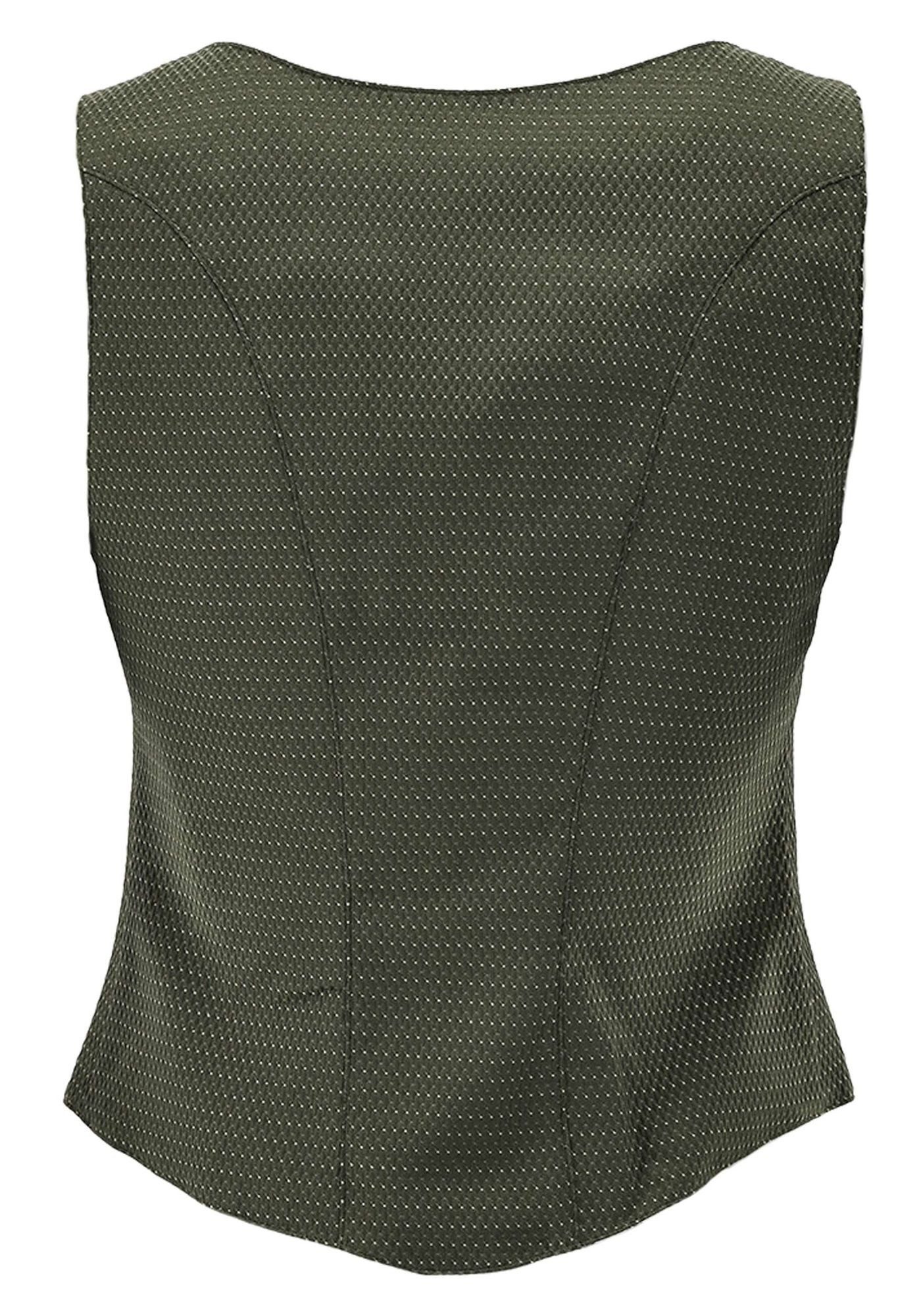 OS Trachten Trachtenweste Selora Tailliert, Rundhalsausschnitt, ärmellos, T günstig online kaufen