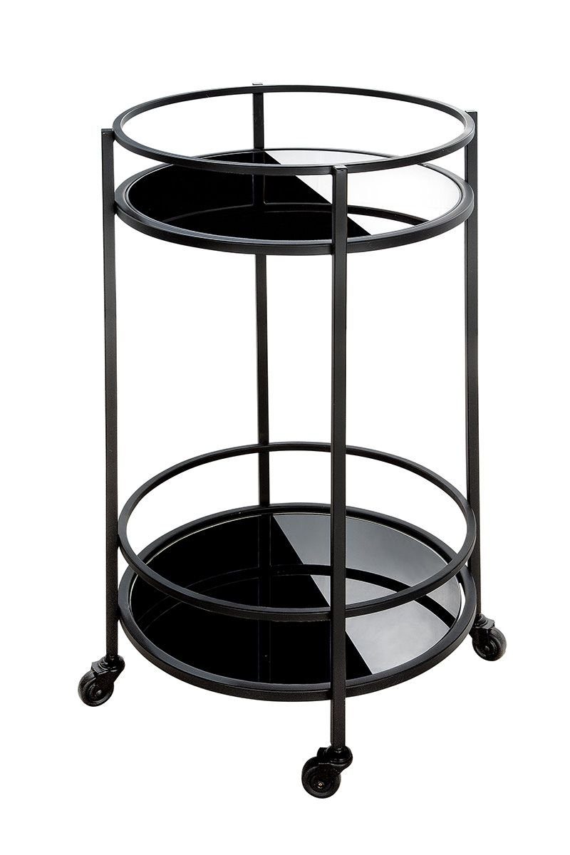 GILDE Dekoobjekt Metall Glas Servierwagen Straight günstig online kaufen