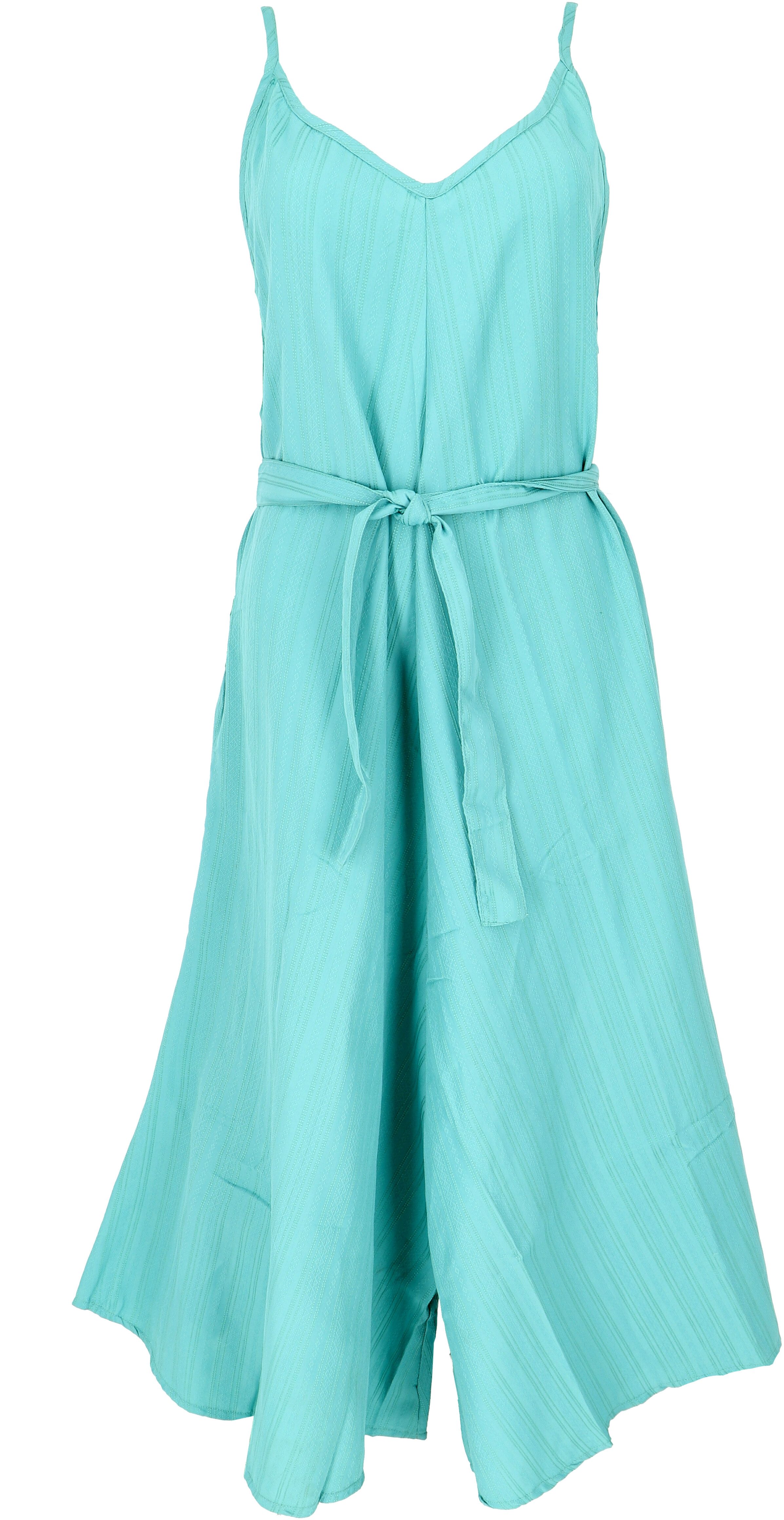 Guru-Shop Relaxhose Boho Jumpsuit, Sommer Overall, Hosenkleid - aqua altern günstig online kaufen