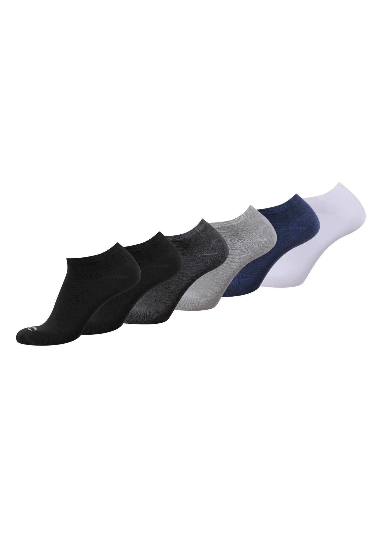 camel active Sneakersocken im 6er-Pack (6-Paar) Mehrfarbig