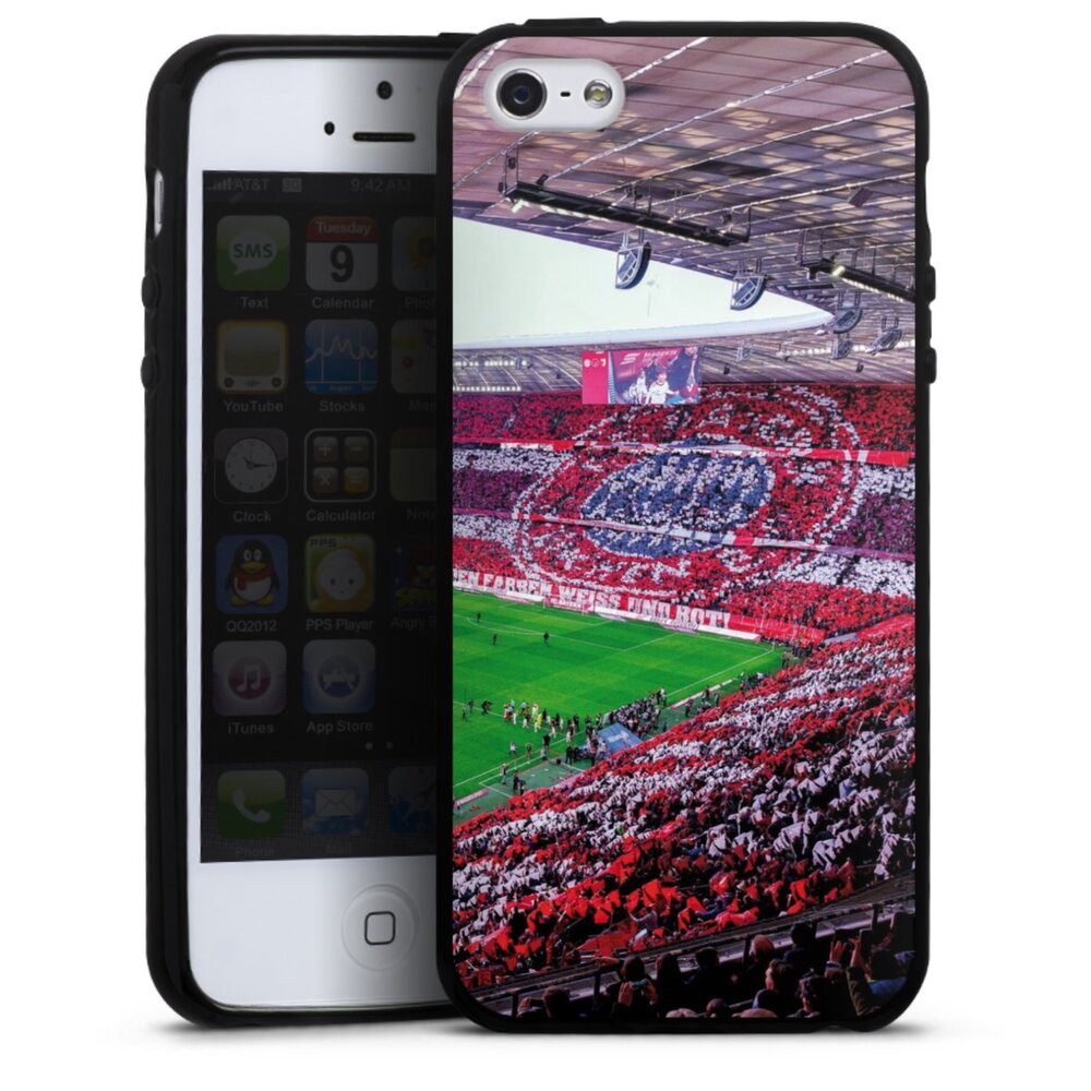 DeinDesign Handyhülle FCB Stadion FC Bayern München FCB Stadion Tribüne, Apple iPhone 5 Silikon Hülle Bumper Case Handy Schutzhülle